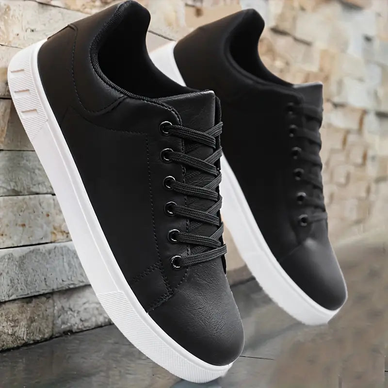 Mens Comfortable Lace-Up Shoes | Lightweight Casual Sneakers | Steven & Levon