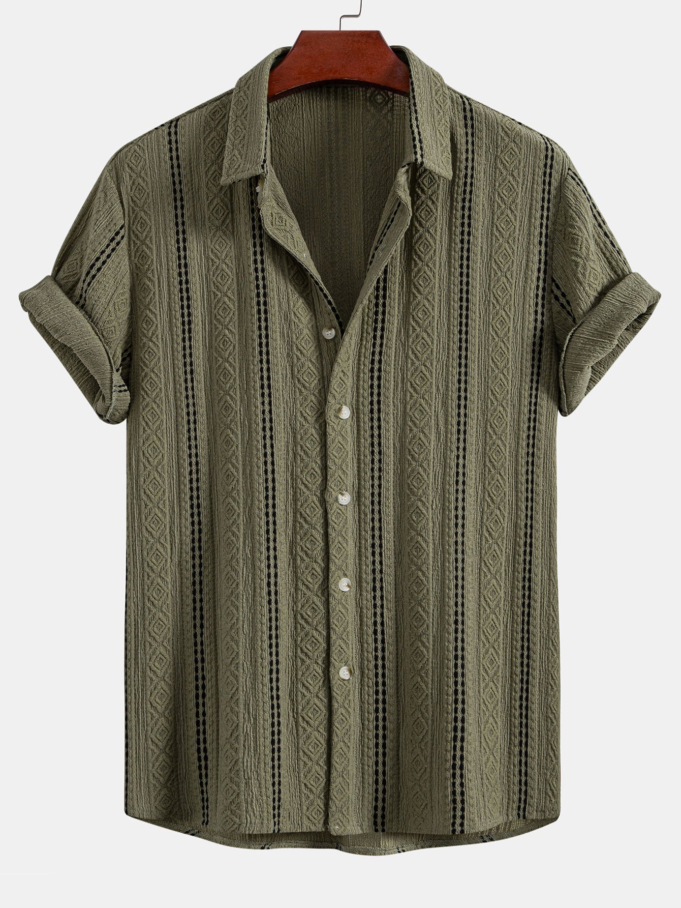 Men's Geometric Striped Resort Set | Men's Co-Ord | Summer Outfit | Steven & Levon