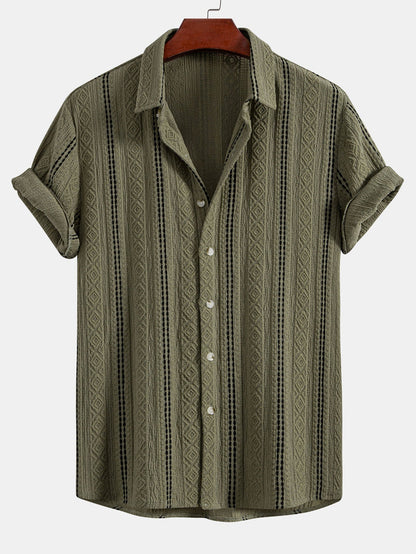 Men's Geometric Striped Resort Set | Men's Co-Ord | Summer Outfit | Steven & Levon