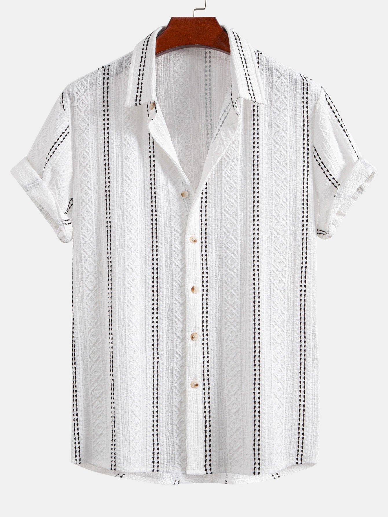 Men's Geometric Striped Resort Set | Men's Co-Ord | Summer Outfit | Steven & Levon