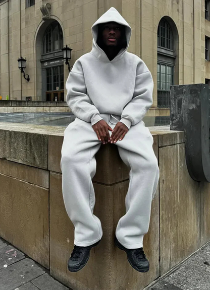 Men’s Hoodie & Jogging Set | Men | Soft Cotton Blend | Casual Fit & Drawstring Waist | Steven & Levon