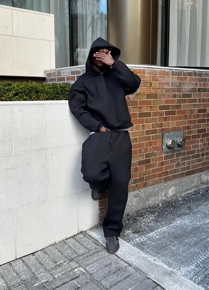 Men’s Hoodie & Jogging Set | Men | Soft Cotton Blend | Casual Fit & Drawstring Waist | Steven & Levon