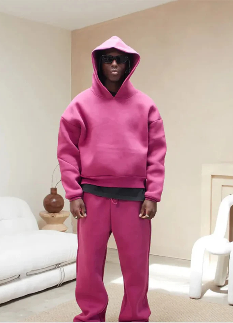 Men’s Hoodie & Jogging Set | Men | Soft Cotton Blend | Casual Fit & Drawstring Waist | Steven & Levon