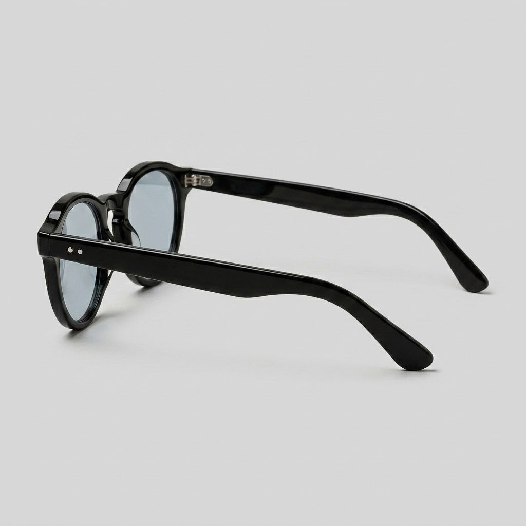 Jet Black Sunglasses | Men's Eyewear | UV400 Protection | Dark Tinted Lenses | Steven & Levon