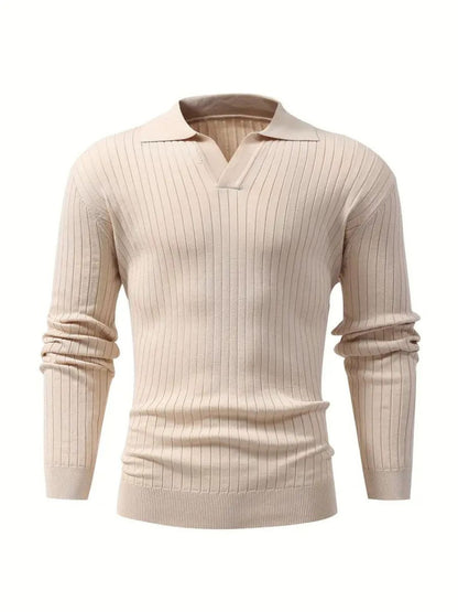 Men’s Tailored Knitted Shirt | Men | Stretch Knit Button-Up | Business Casual Smart Fit Shirt | Steven & Levon