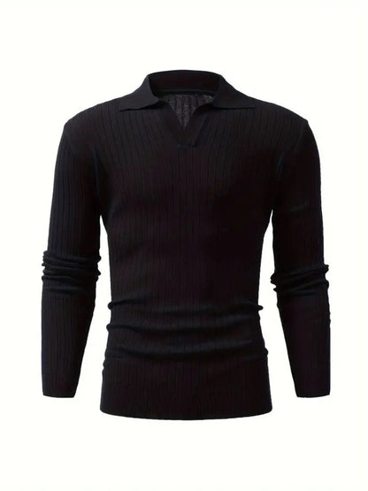 Men’s Tailored Knitted Shirt | Men | Stretch Knit Button-Up | Business Casual Smart Fit Shirt | Steven & Levon
