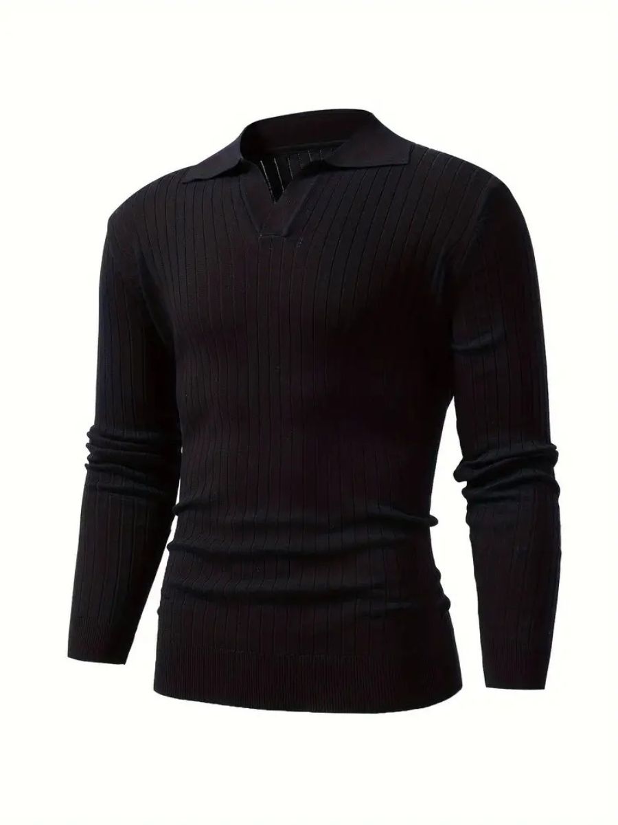 Men’s Tailored Knitted Shirt | Men | Stretch Knit Button-Up | Business Casual Smart Fit Shirt | Steven & Levon