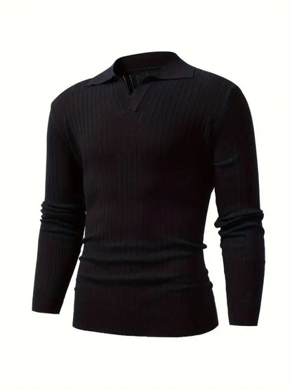 Men’s Tailored Knitted Shirt | Men | Stretch Knit Button-Up | Business Casual Smart Fit Shirt | Steven & Levon
