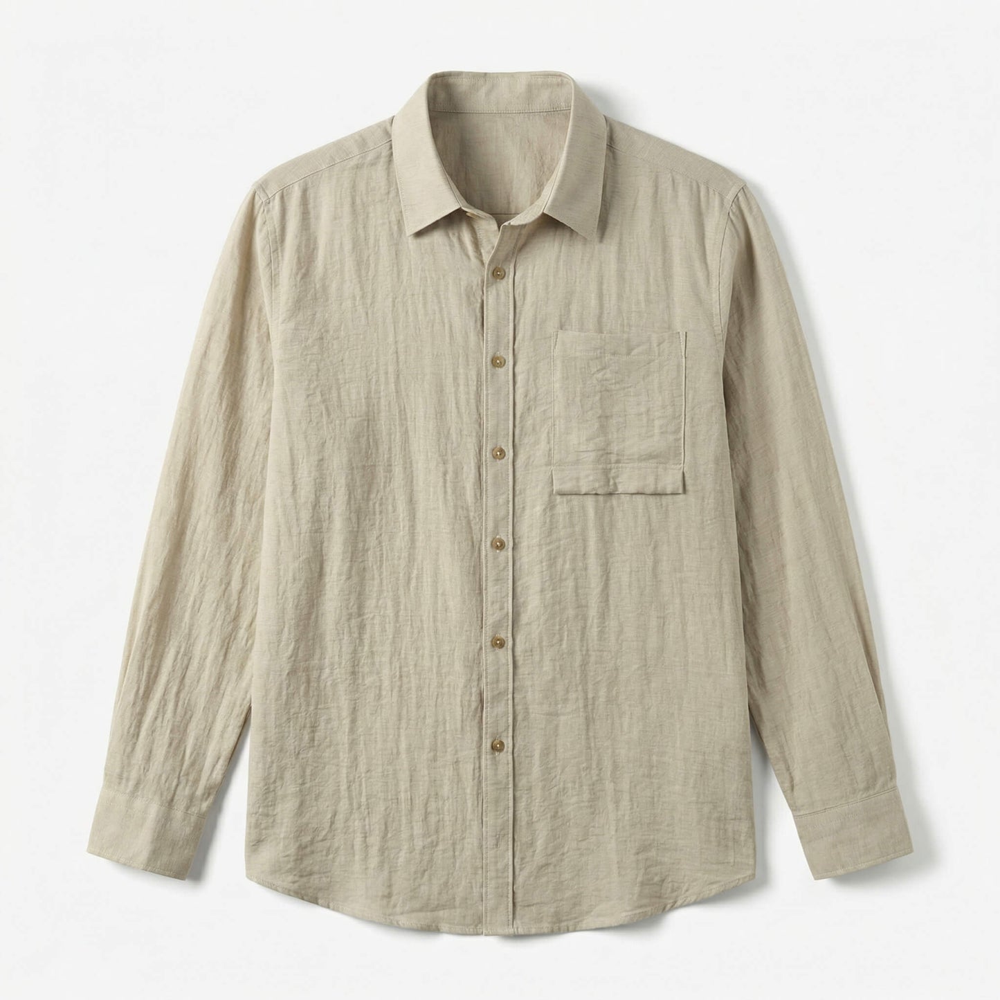 Men's Lightweight Linen Shirt | Linen Blend | Breathable Relaxed Fit Casual Summer Button-Up | Steven & Levon