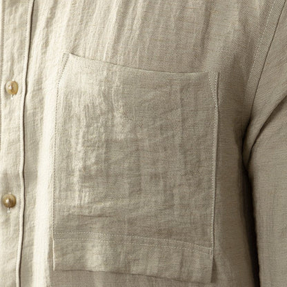 Men's Lightweight Linen Shirt | Linen Blend | Breathable Relaxed Fit Casual Summer Button-Up | Steven & Levon