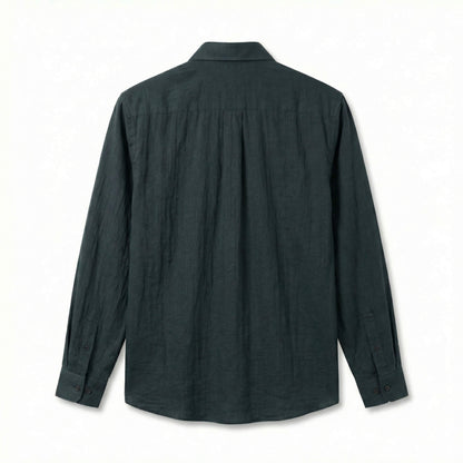 Men's Lightweight Linen Shirt | Linen Blend | Breathable Relaxed Fit Casual Summer Button-Up | Steven & Levon