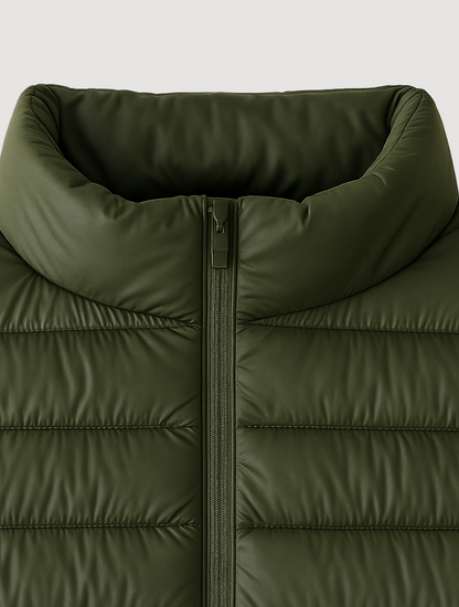 Men's Lightweight Quilted Bodywarmer | Zip Front Gilet | Warm Insulated | Casual | Steven & Levon