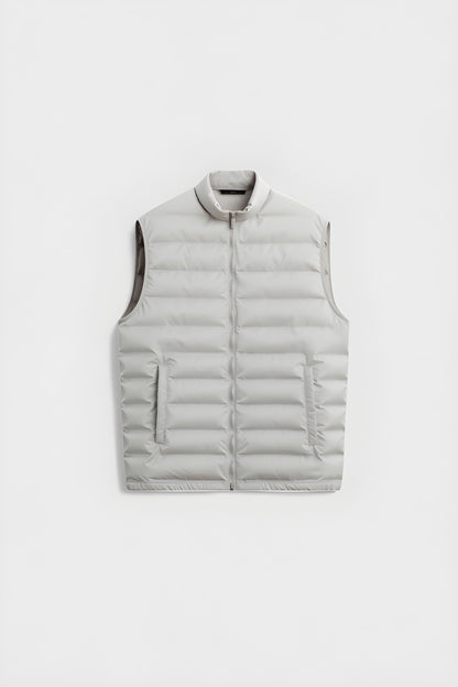 Men's Lightweight Sleeveless Bodywarmer | Quilted Gilet | Zip Front | Warm | Steven & Levon