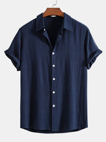 Men's Linen Summer Set | Lightweight Shirt & Shorts | Breathable Holiday Outfit | Steven & Levon