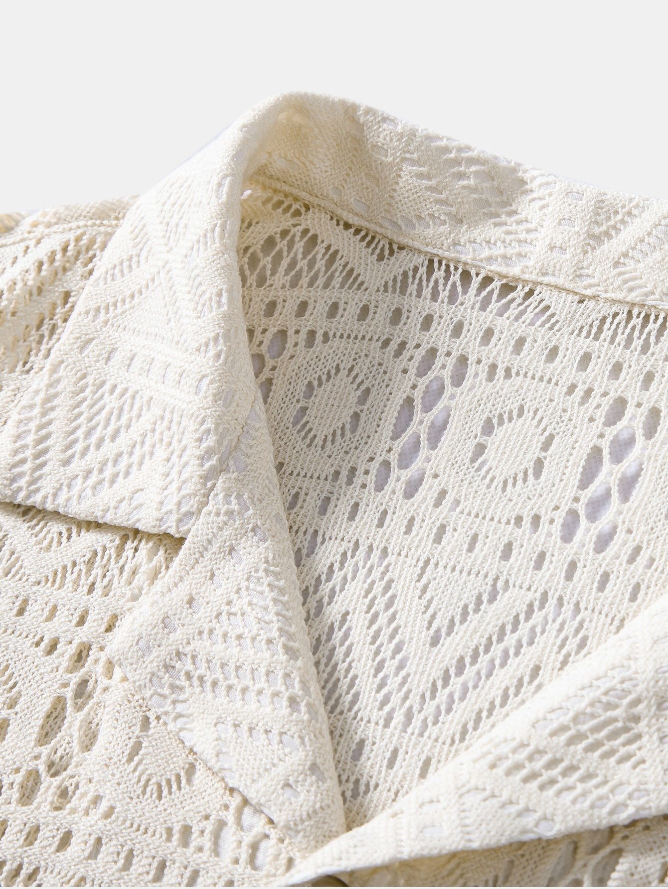 Men's Lightweight Textured Summer Set | Men's Co-Ord | Knit Shirt & Trousers | Steven & Levon