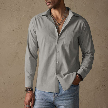 Men’s Linen Casual Shirt | Men | Breathable Button-Up Shirt | Steven & Levon