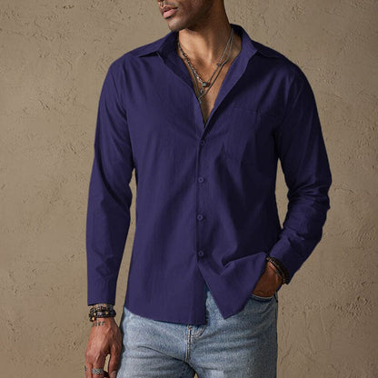 Men’s Linen Casual Shirt | Men | Breathable Button-Up Shirt | Steven & Levon