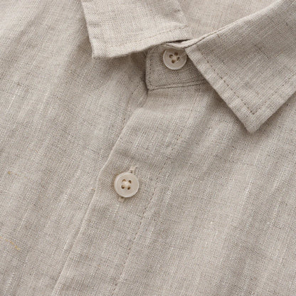 Men's Short Sleeve Linen Shirt | Men | Casual Summer Button-Up | Relaxed Fit | Steven & Levon
