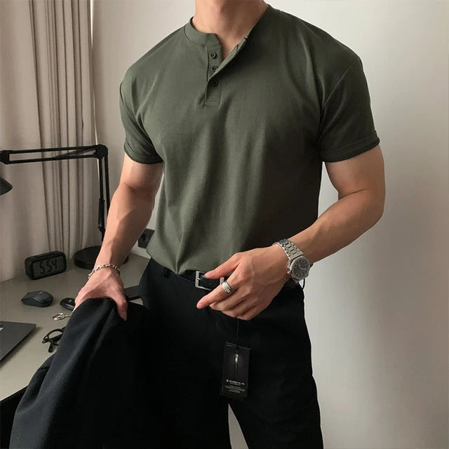 Men’s Classic Polo Shirt | 100% Cotton | Short Sleeve Casual Smart Fit | Steven & Levon