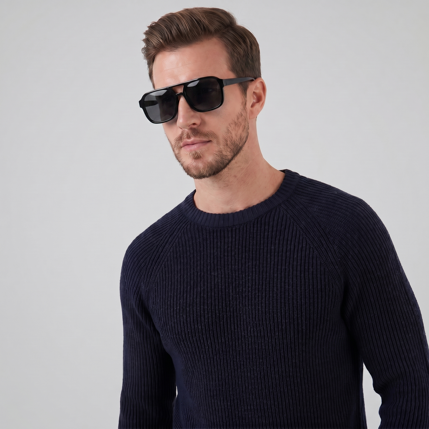 Rectangular Vintage Sunglasses | Men's Eyewear | UV400 Protection | Retro Frame | Steven & Levon