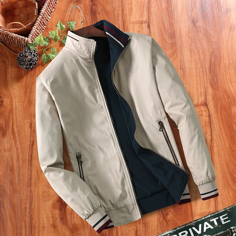 Men's Reversible Jacket | Wind Resistant | Men | Lightweight Breathable Fabric | Outdoor Casual Wear | Steven & Levon