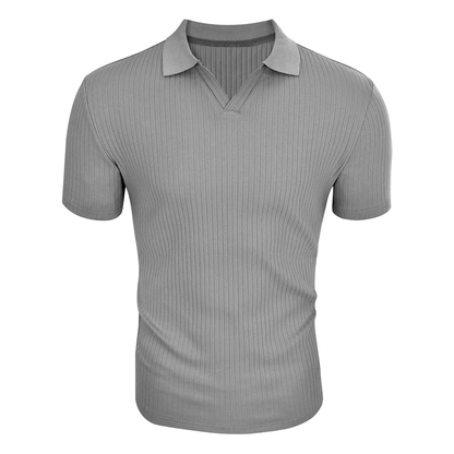 Maxime Polo Shirt | Men | Short Sleeve Smart Casual Polo | Breathable Tailored Fit | Steven & Levon