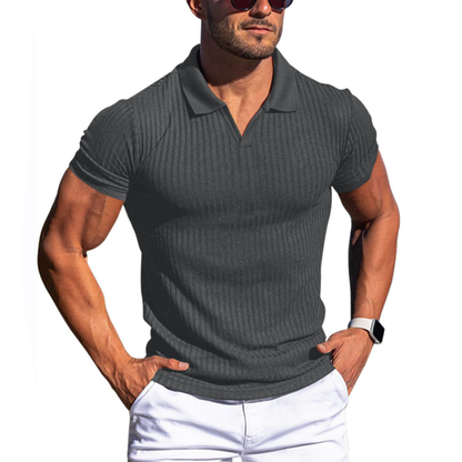 Maxime Polo Shirt | Men | Short Sleeve Smart Casual Polo | Breathable Tailored Fit | Steven & Levon