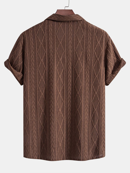 Men's Short Sleeve Resort Set | Men's Co-Ord | Relaxed Trousers | Steven & Levon