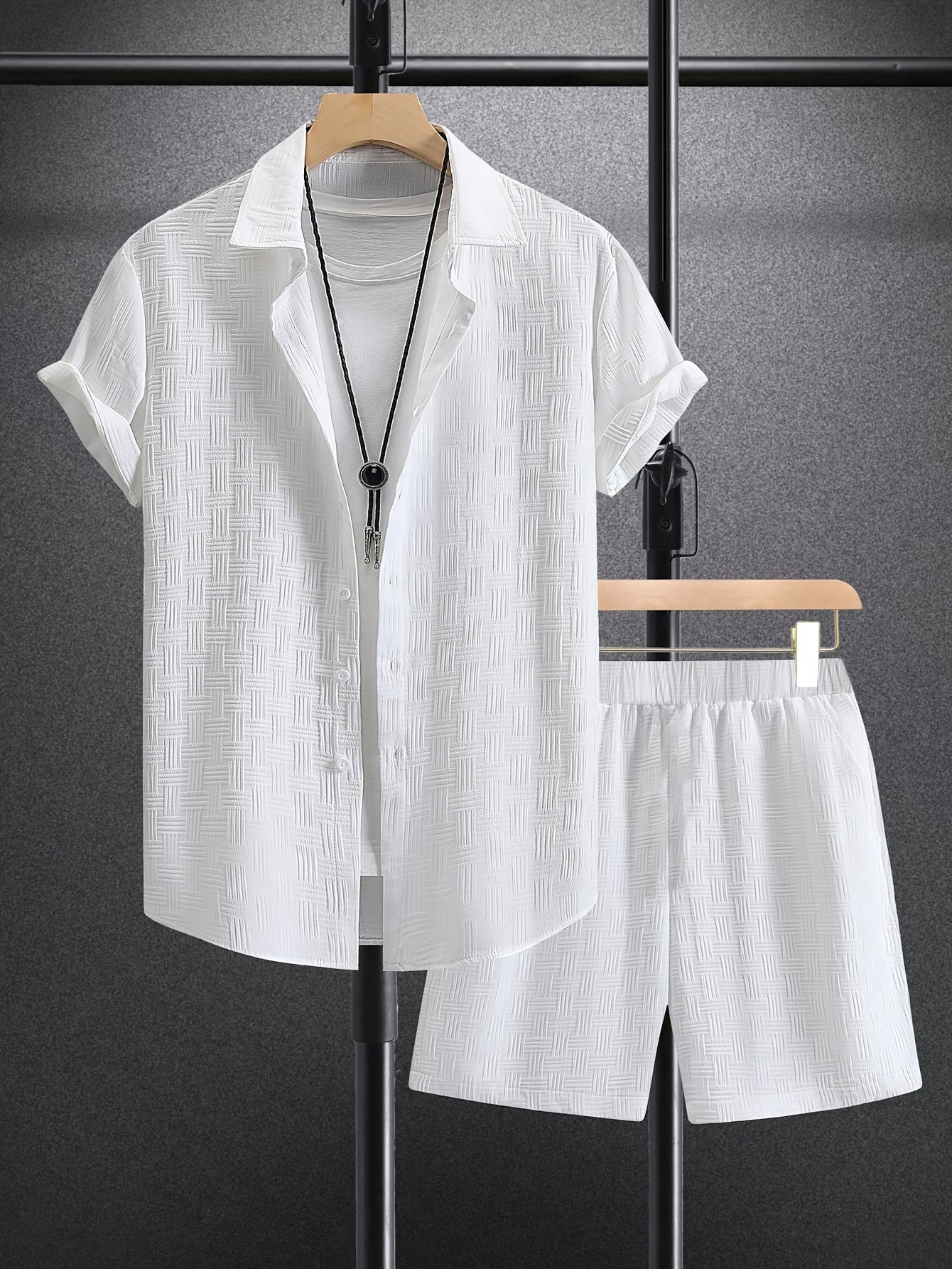 Men's Shorts & Summer Shirt Set | Men's Co-Ord | Casual Holiday Wear | Steven & Levon