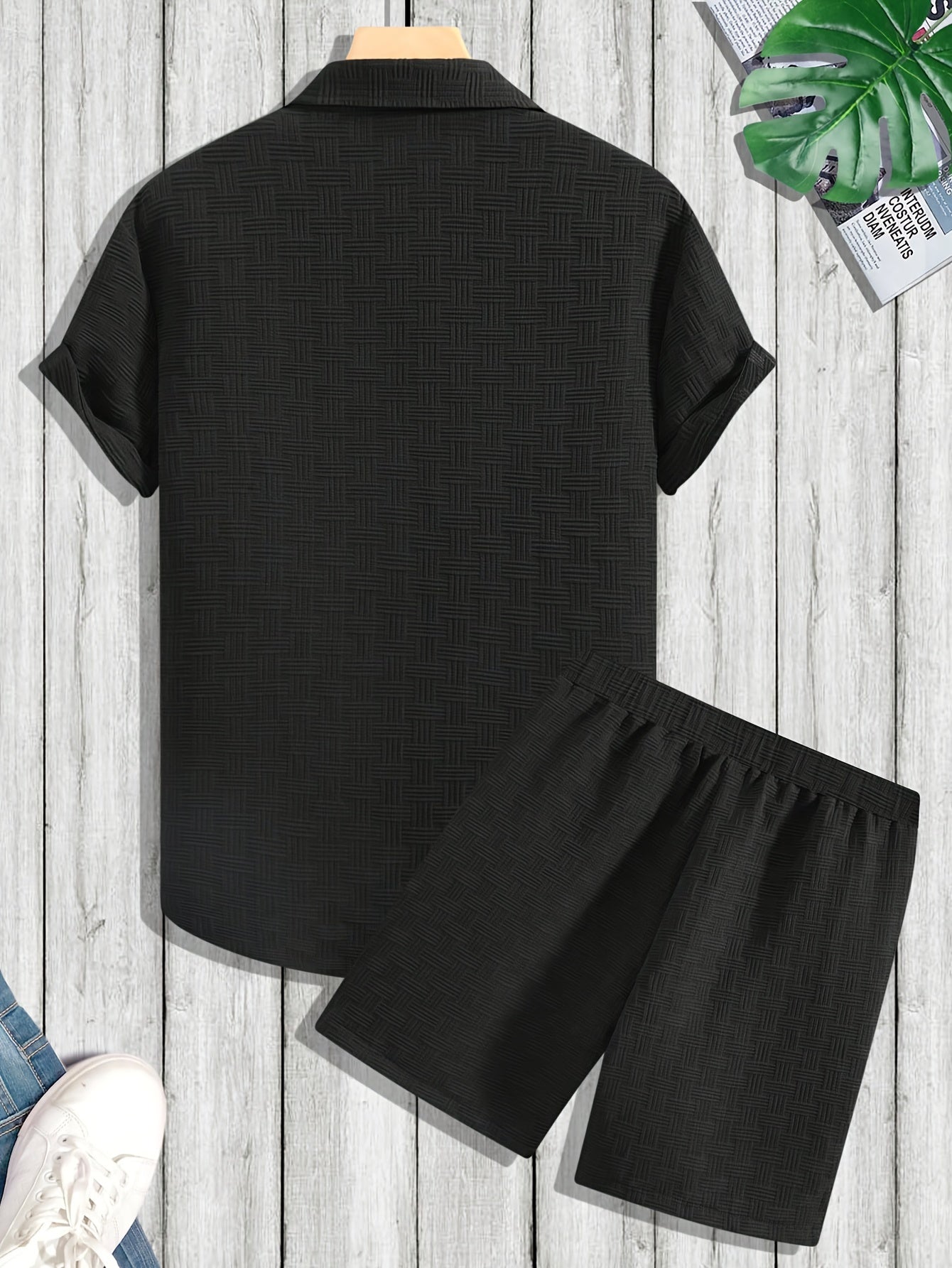 Men's Shorts & Summer Shirt Set | Men's Co-Ord | Casual Holiday Wear | Steven & Levon