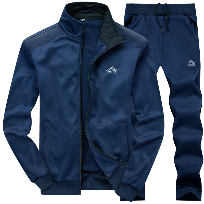 Men's Tracksuit | Zip Front Jacket | Sporty Two Piece Jogger Set for Everyday Wear | Steven & Levon