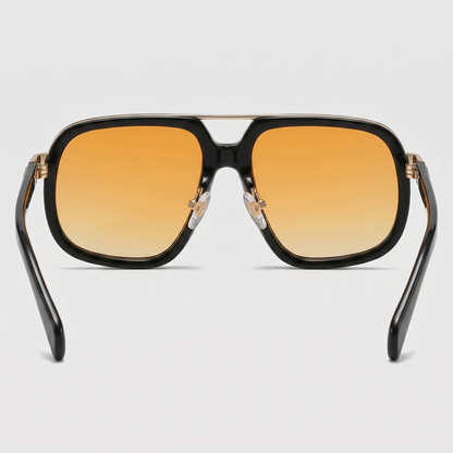 Square Double Bridge Sunglasses | Men's Eyewear | UV400 Lenses | Metal Frame | Steven & Levon