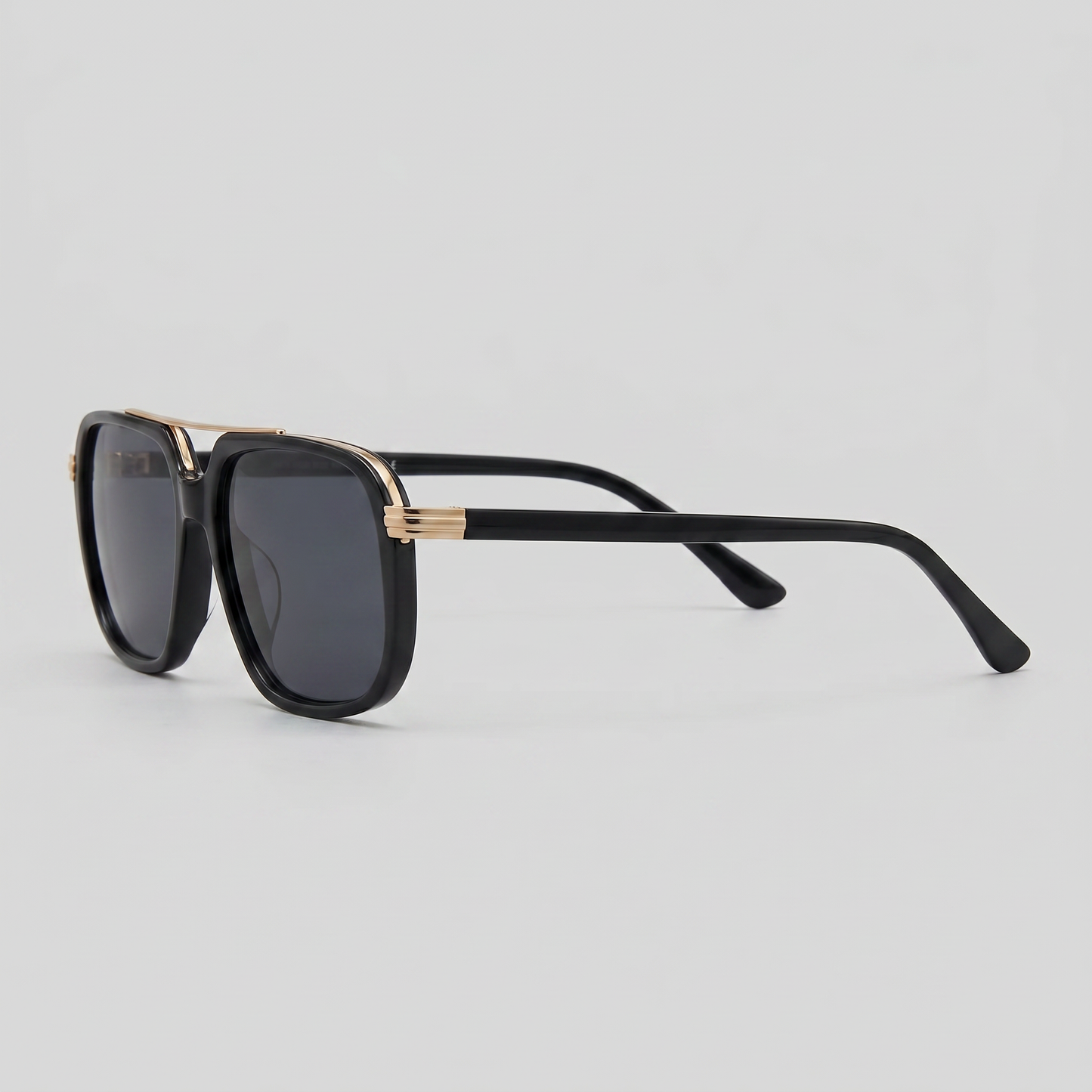 Square Double Bridge Sunglasses | Men's Eyewear | UV400 Lenses | Metal Frame | Steven & Levon