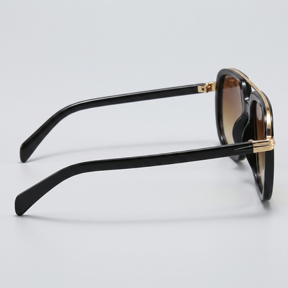 Square Double Bridge Sunglasses | Men's Eyewear | UV400 Lenses | Metal Frame | Steven & Levon