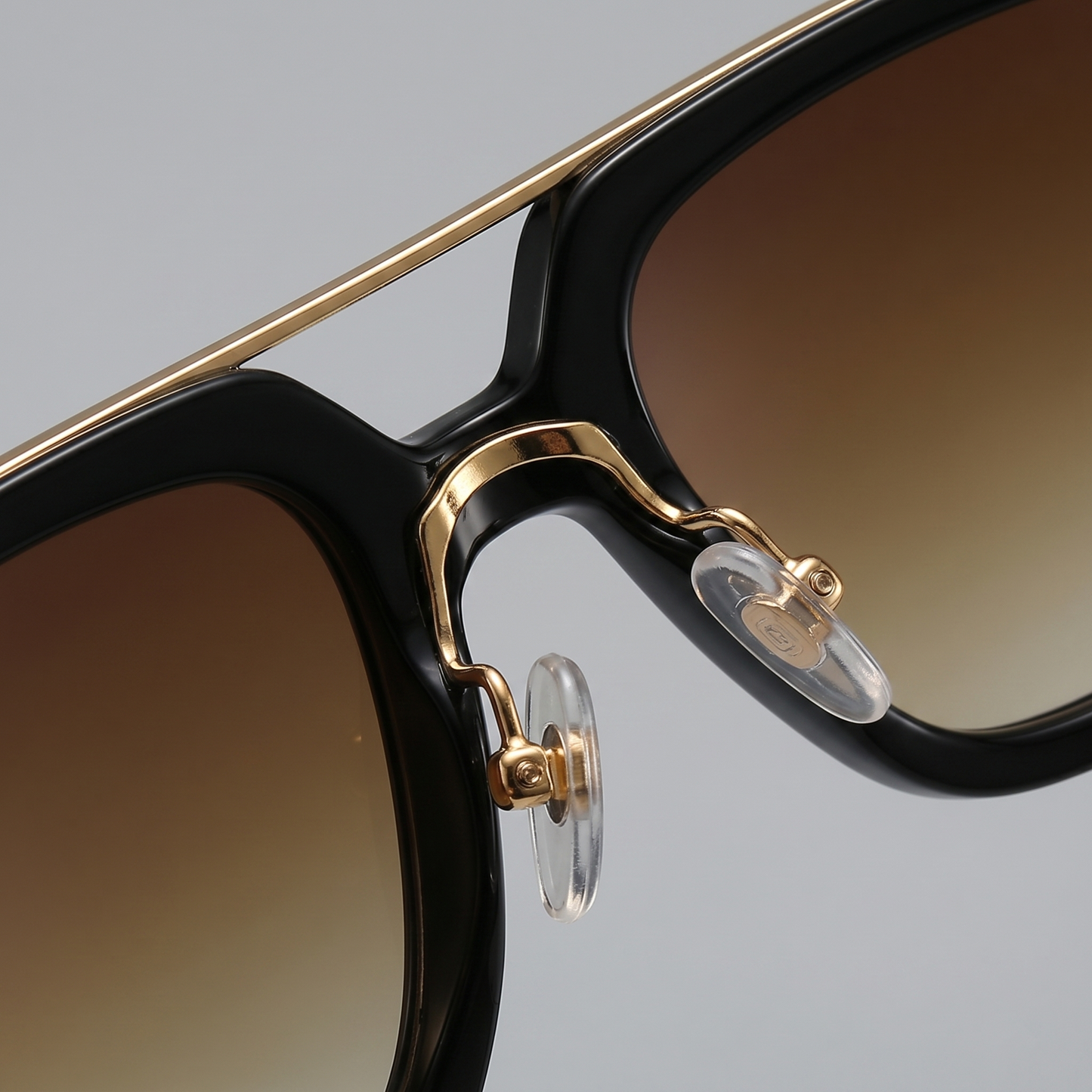 Square Double Bridge Sunglasses | Men's Eyewear | UV400 Lenses | Metal Frame | Steven & Levon