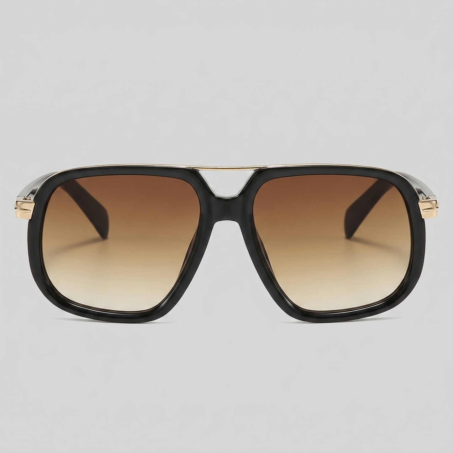 Square Double Bridge Sunglasses | Men's Eyewear | UV400 Lenses | Metal Frame | Steven & Levon