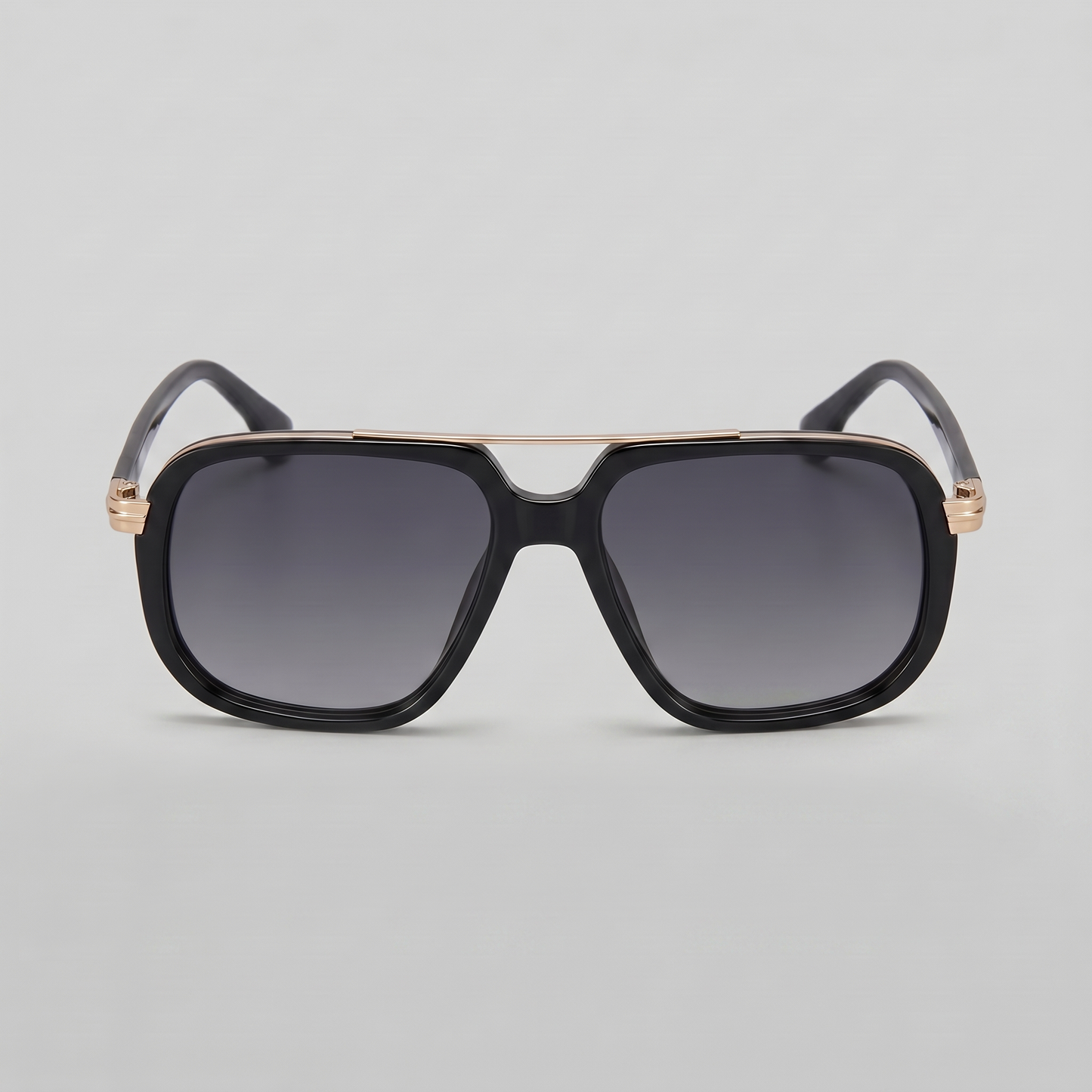 Square Double Bridge Sunglasses | Men's Eyewear | UV400 Lenses | Metal Frame | Steven & Levon