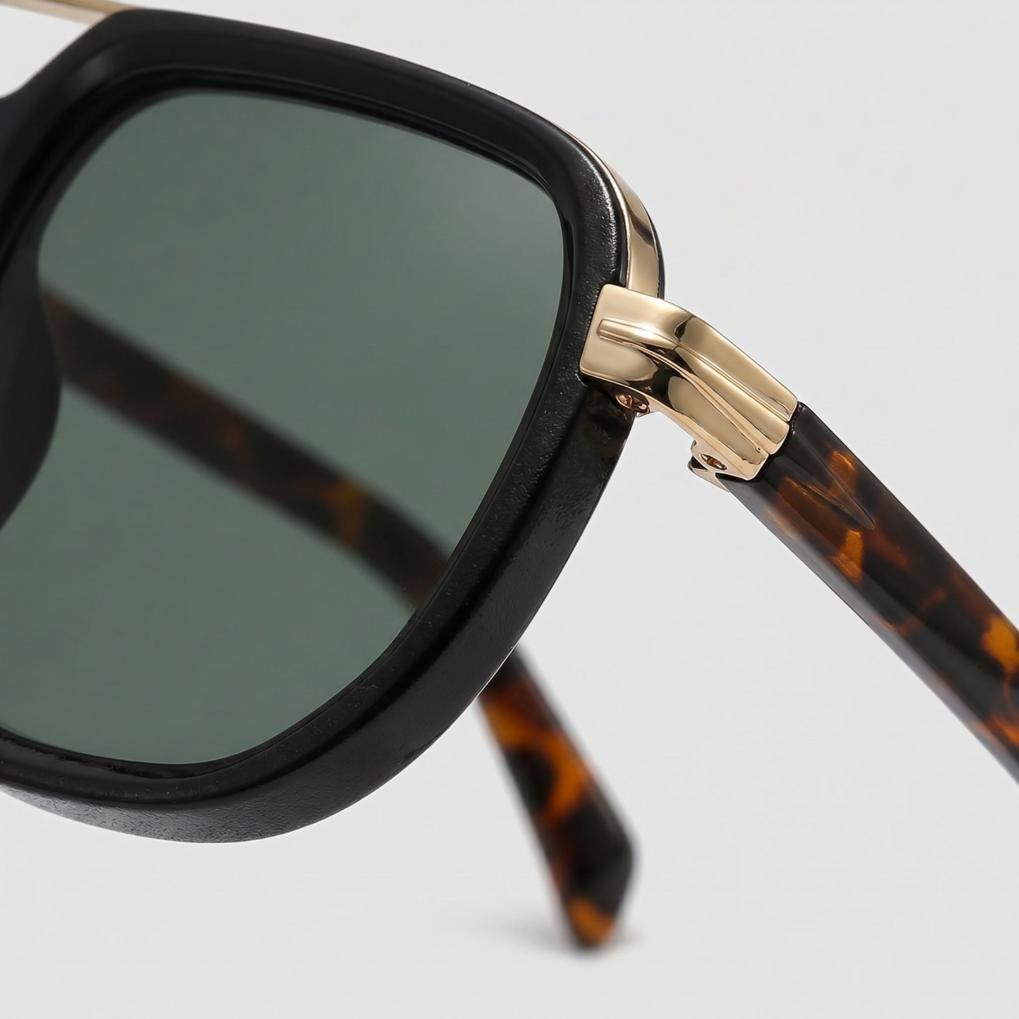 Square Double Bridge Sunglasses | Men's Eyewear | UV400 Lenses | Metal Frame | Steven & Levon