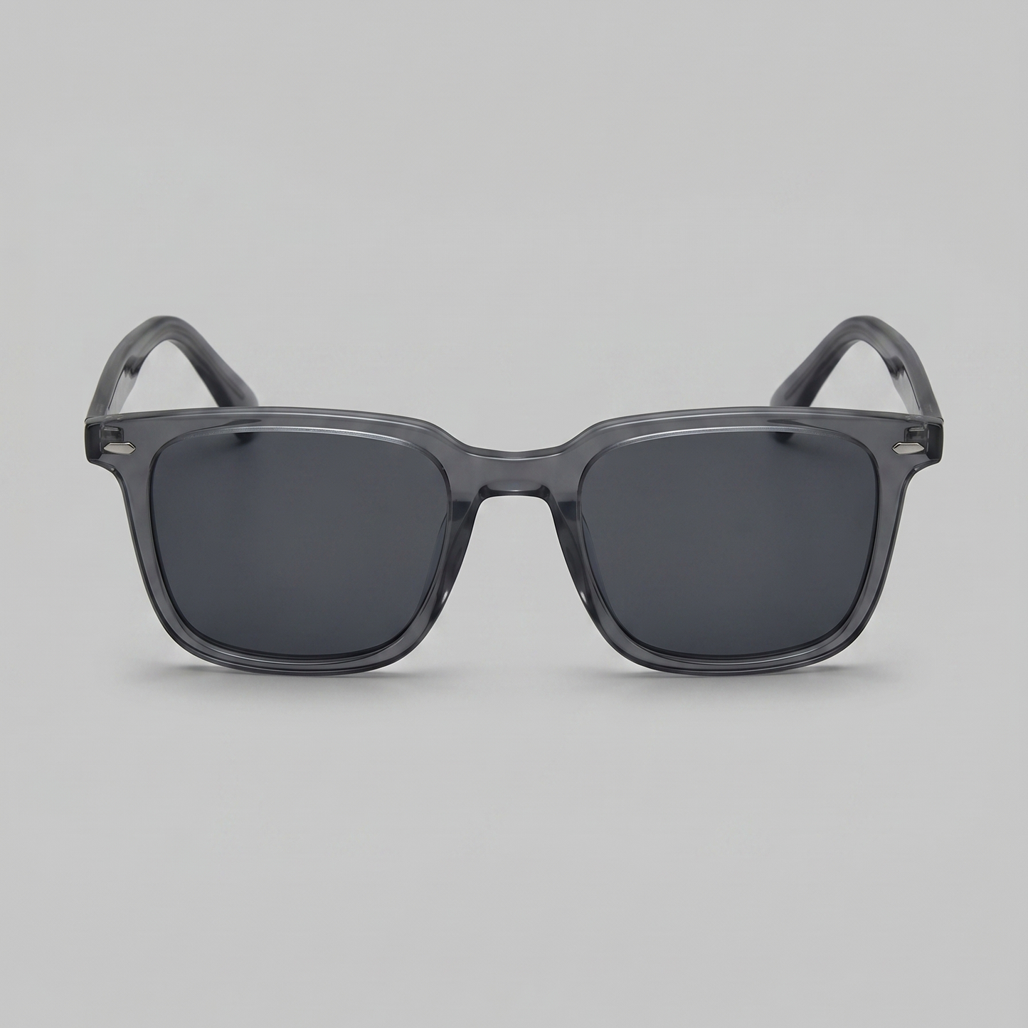 Square Frame Sunglasses | Men's Eyewear | Polycarbonate | Black Tinted Lenses | Steven & Levon