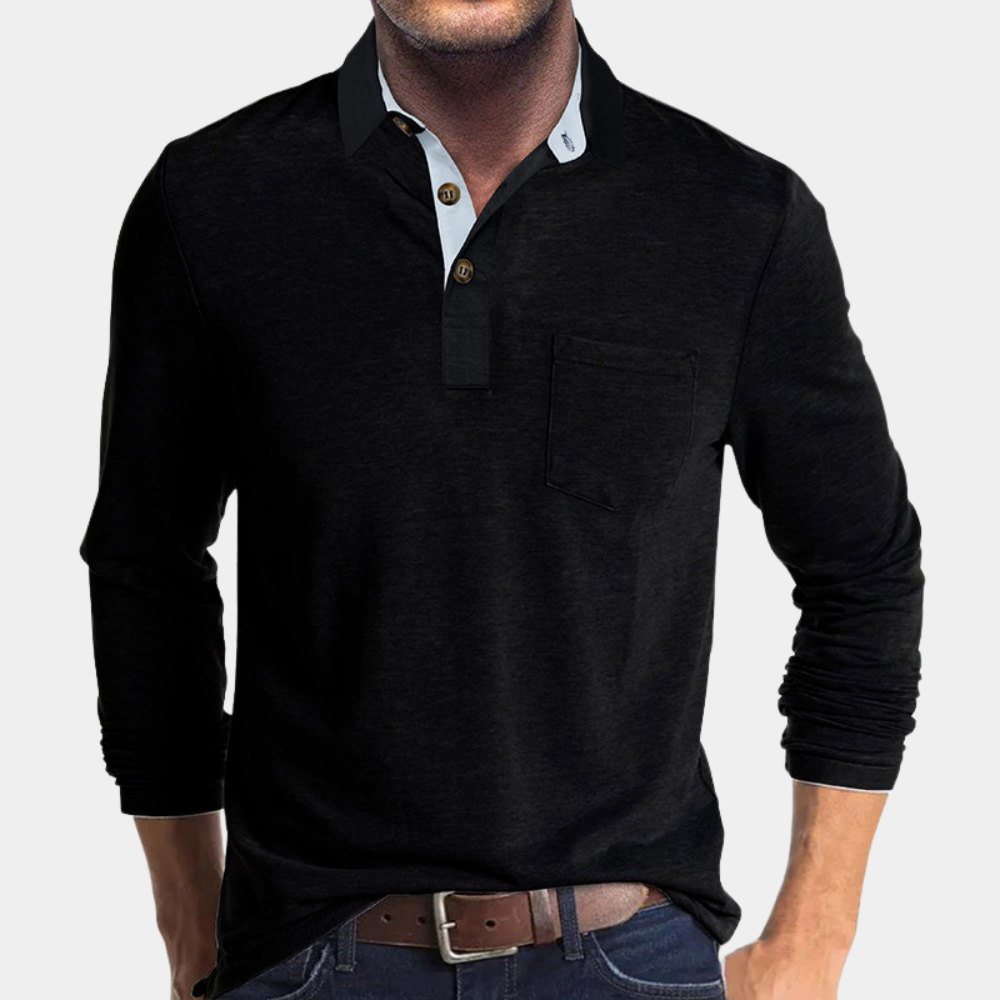 Men’s Stylish Polo Shirt | Premium Fabric Blend | Relaxed Fit Casual Smart Polo | Steven & Levon