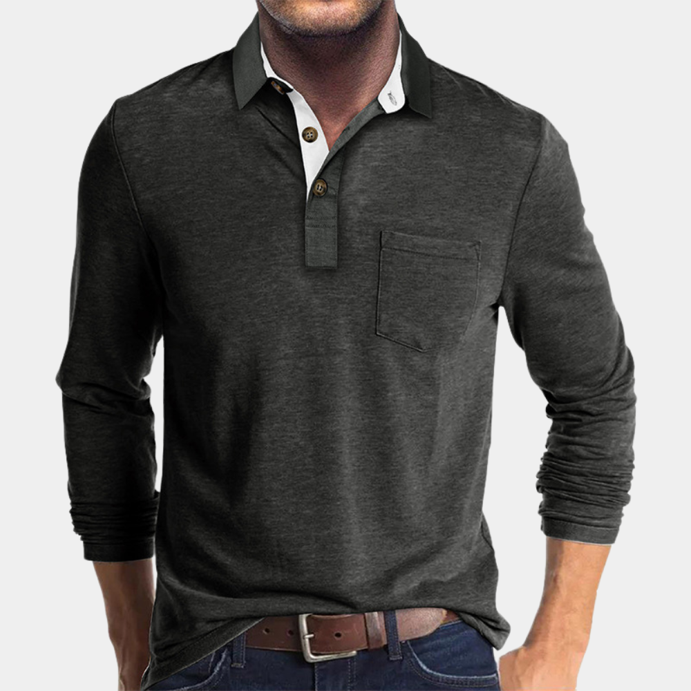 Men’s Stylish Polo Shirt | Premium Fabric Blend | Relaxed Fit Casual Smart Polo | Steven & Levon
