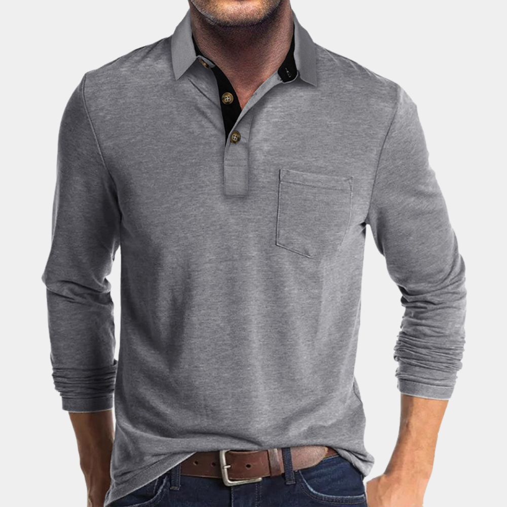 Men’s Stylish Polo Shirt | Premium Fabric Blend | Relaxed Fit Casual Smart Polo | Steven & Levon