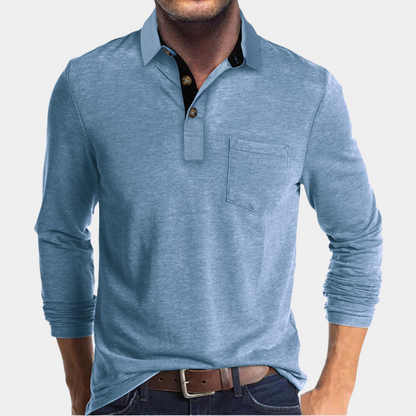 Men’s Stylish Polo Shirt | Premium Fabric Blend | Relaxed Fit Casual Smart Polo | Steven & Levon