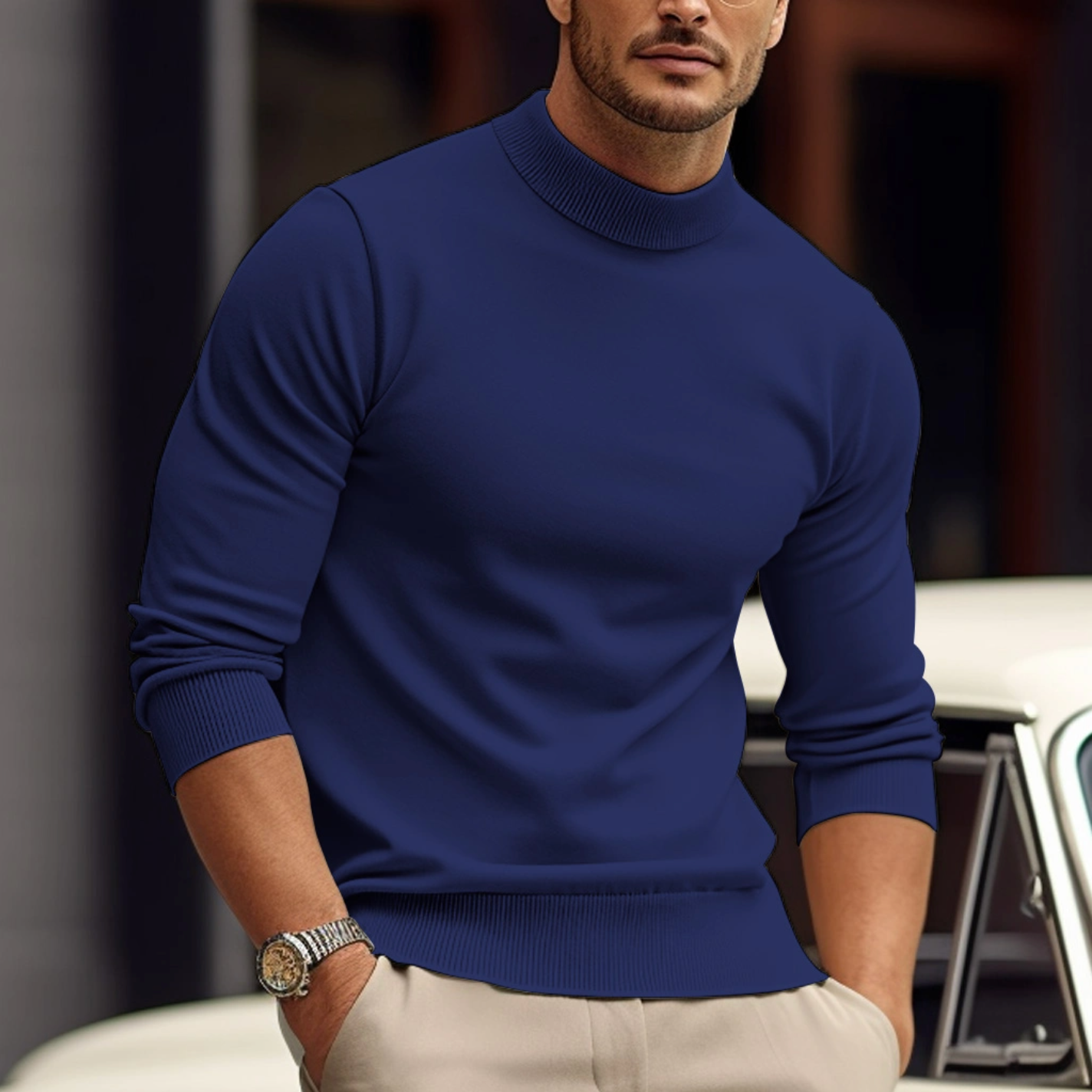 Men's Stylish Sweater | Men's Knit Jumper | Comfortable Everyday Wear | Steven & Levon