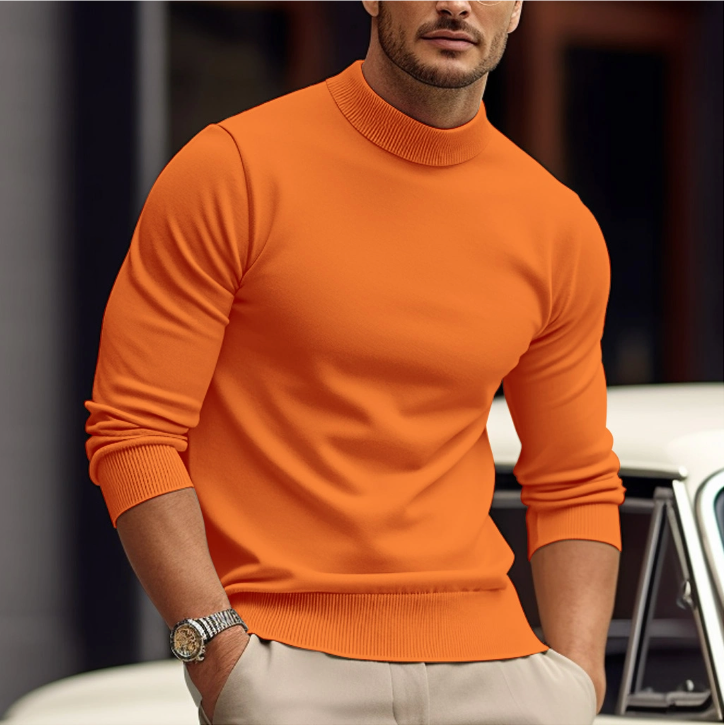 Men's Stylish Sweater | Men's Knit Jumper | Comfortable Everyday Wear | Steven & Levon