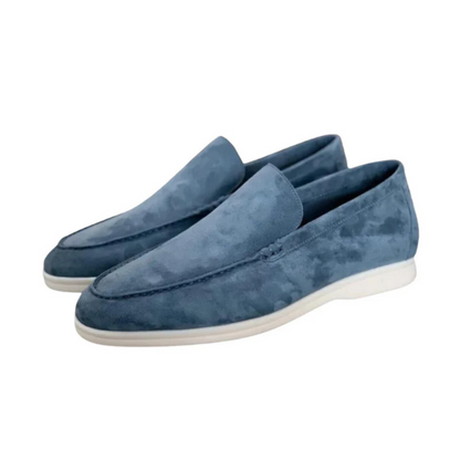 Castello Old Money Suede Loafers | Mens Slip-On Dress Shoes | Premium Suede | Steven & Levon