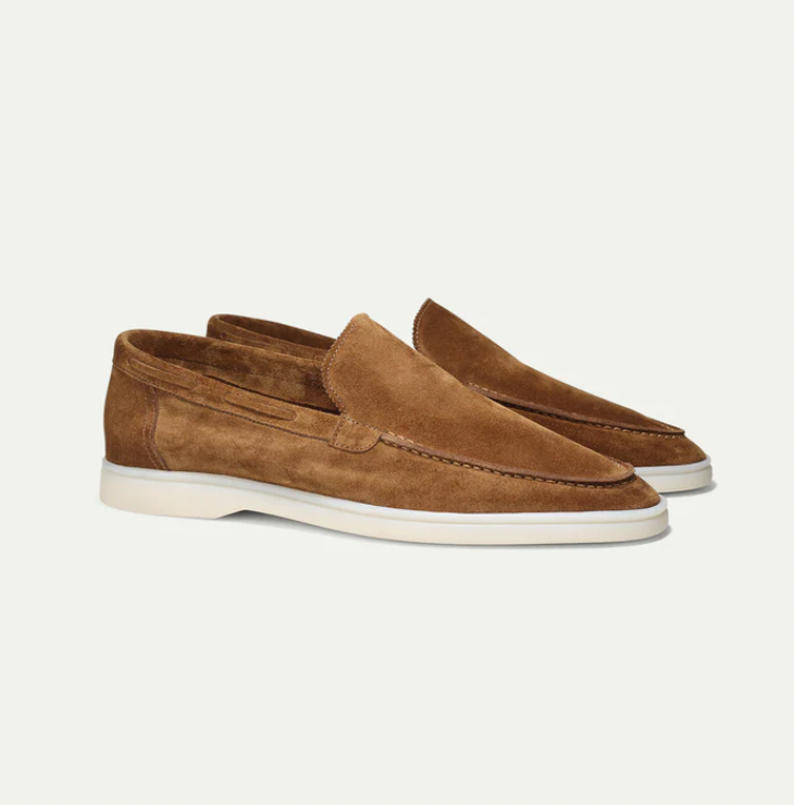 Classic Suede Loafers | Men | Soft Suede | Comfortable Slip-On | Steven & Levon
