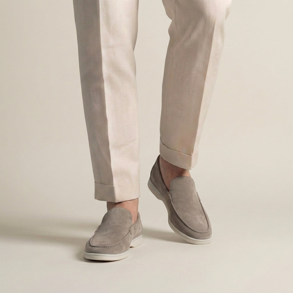 Classic Suede Loafers | Men | Soft Suede | Comfortable Slip-On | Steven & Levon
