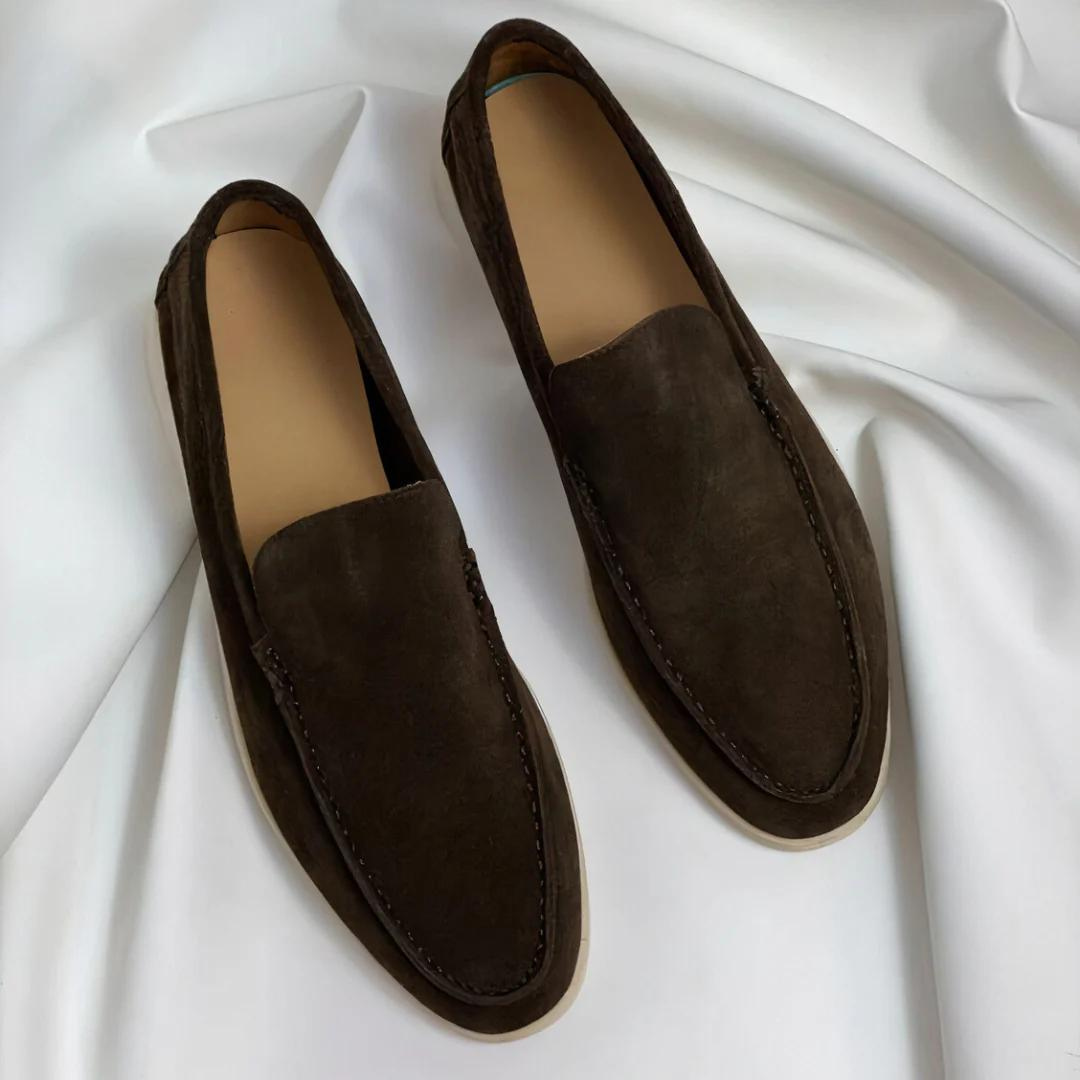 Classic Suede Loafers | Men | Soft Suede | Comfortable Slip-On | Steven & Levon
