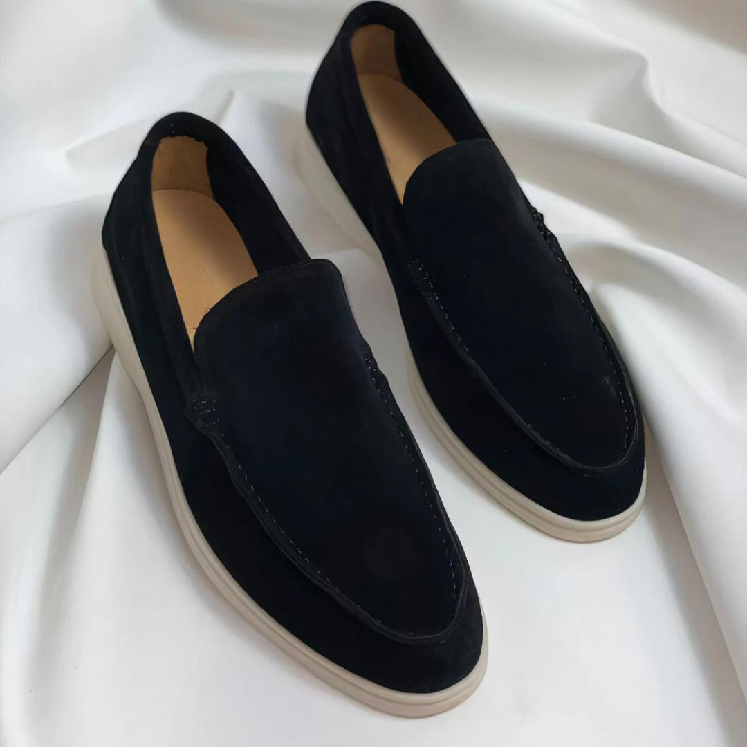 Classic Suede Loafers | Men | Soft Suede | Comfortable Slip-On | Steven & Levon